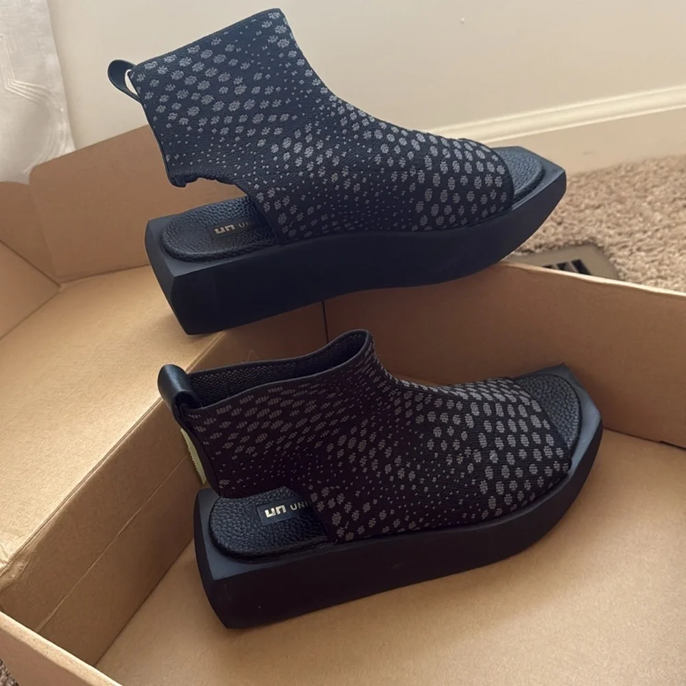 Brand new pair of united nude shoes. Did not fit and too late to return.